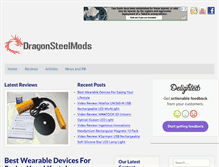 Tablet Screenshot of dragonsteelmods.com